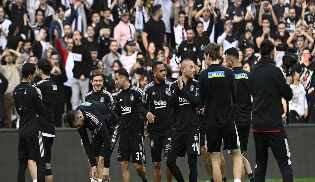 Beşiktaş'tan, taraftara açık antrenman!