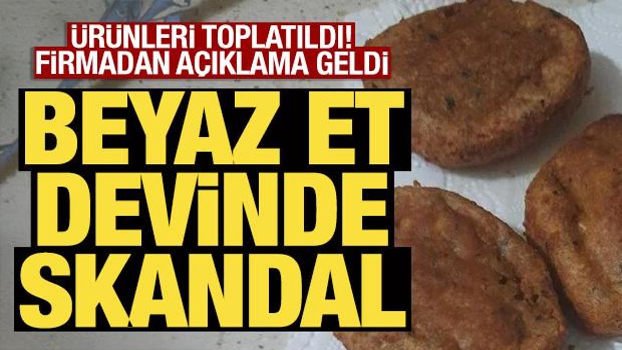 Beyaz et devinde skandal! Firmadan açıklama geldi