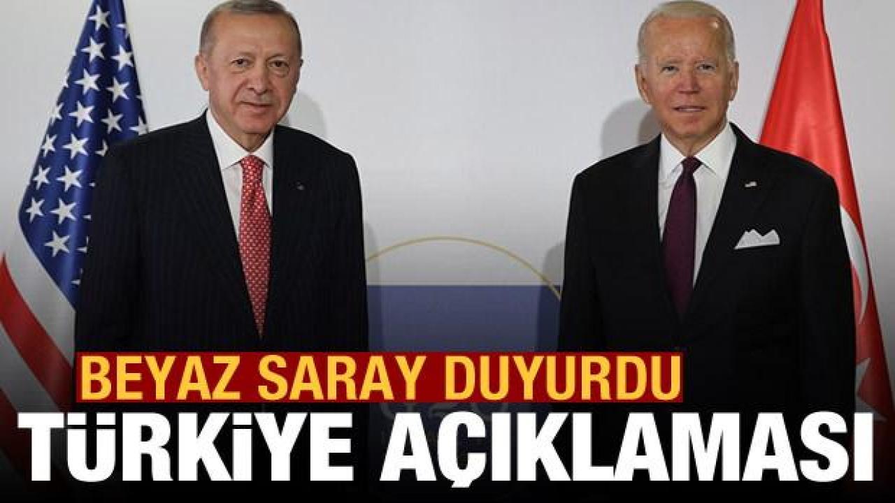 Beyaz Saray: Biden ile Erdoğan Madrid'de görüşebilir