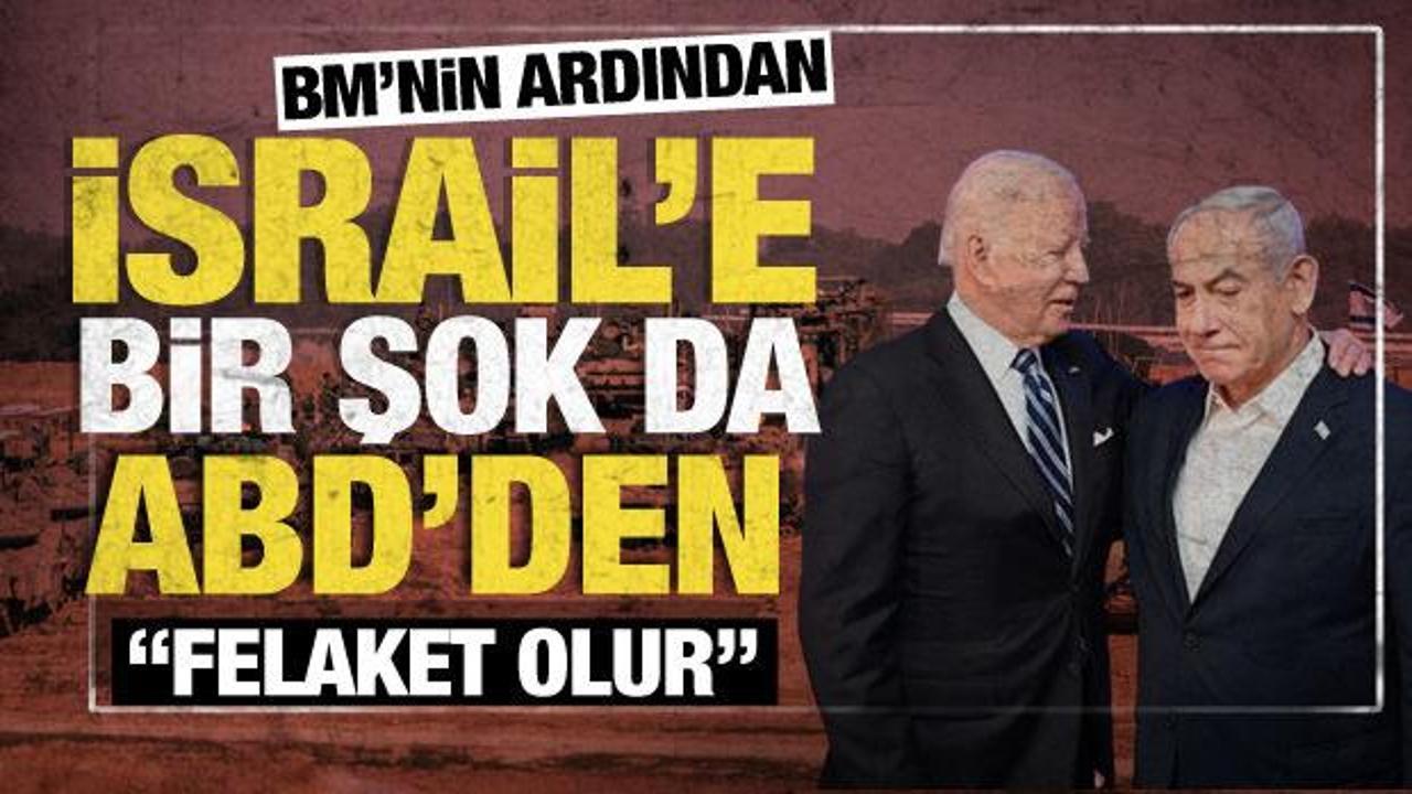 Beyaz Saray'dan İsrail açıklaması! 'Askeri operasyon felaket olur'