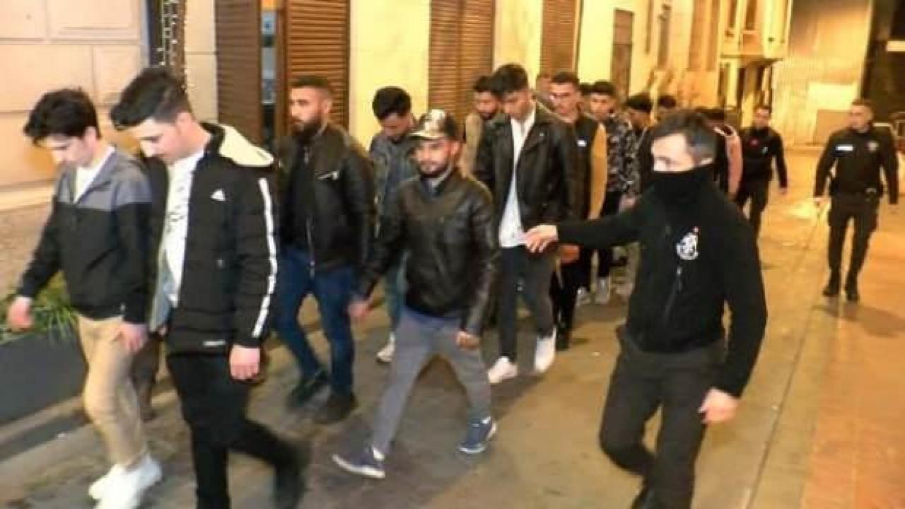 Beyoğlu'nda 120 düzensiz göçmen yakalandı