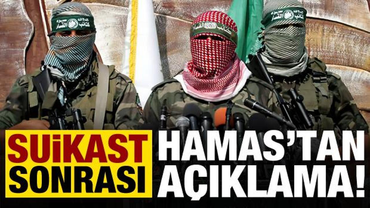 Beyrut'taki suikast sonrası Hamas'tan sert açıklama!