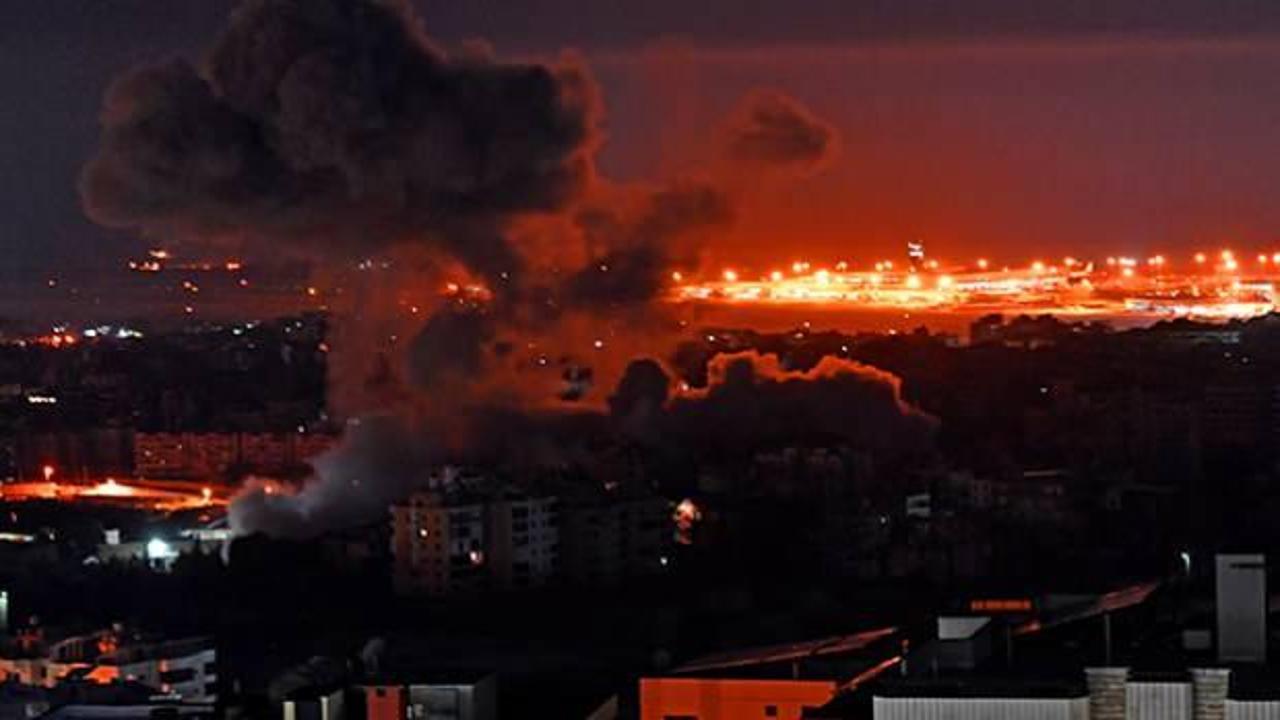 Beyrut'un güneyinde şiddetli bir patlama meydana geldi