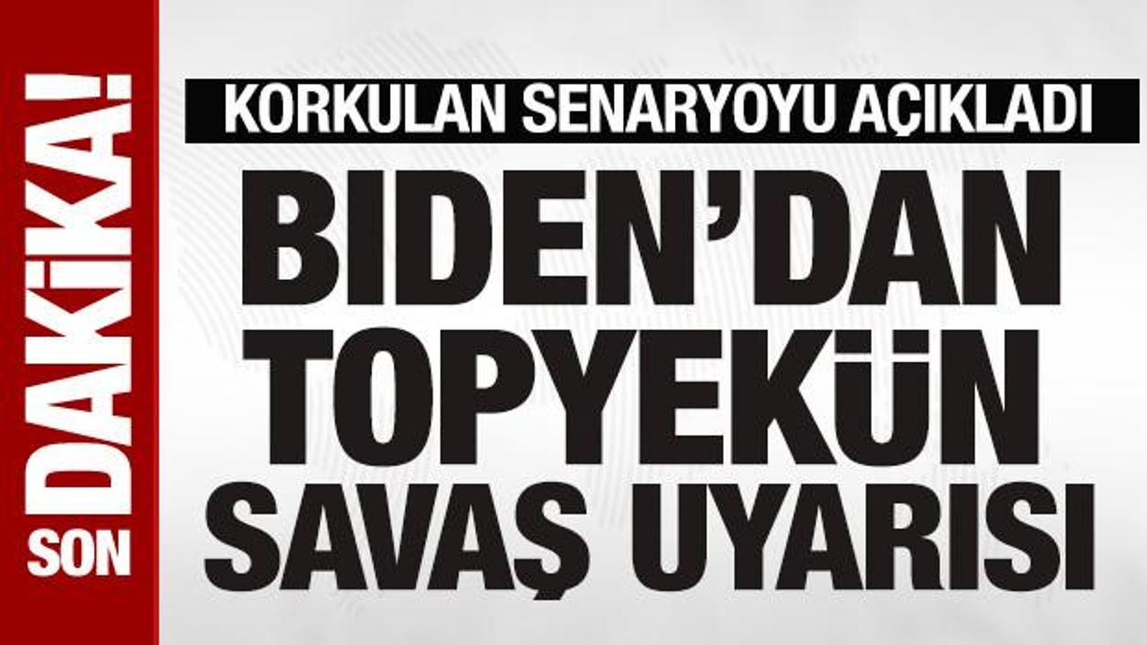 Biden: Orta Doğu'da topyekün bir savaş mümkün