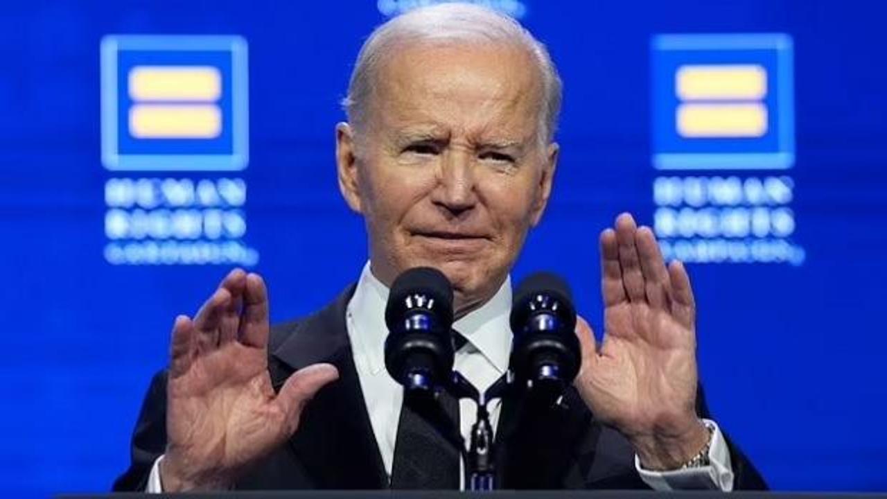 Biden'a soğuk duş: Konuşması Filistin destekçisinin sözleriyle kesildi