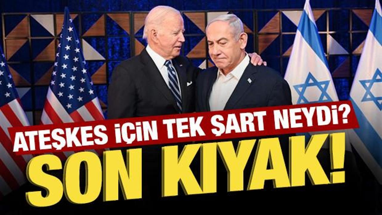 Biden'dan İsrail'e son kıyak: Ateşkes için tek şart!