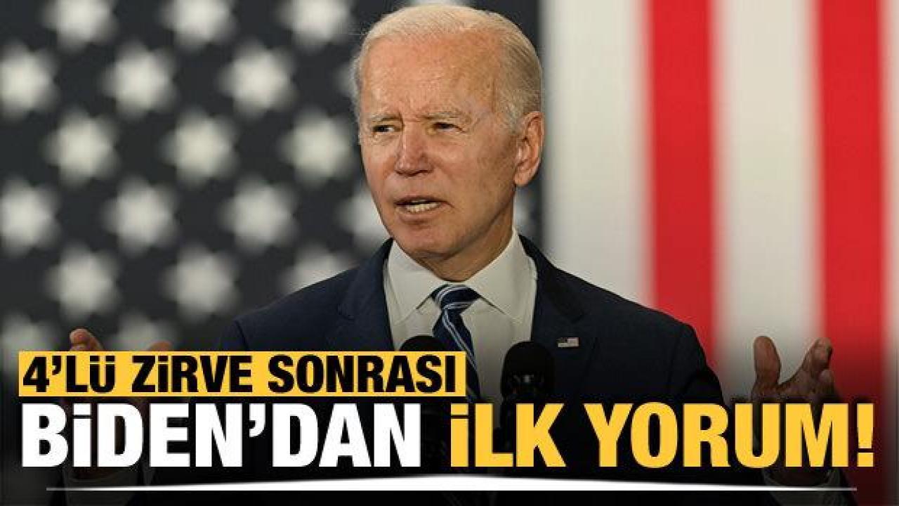 Biden’dan Türkiye-İsveç-Finlandiya ortak memorandumuna ilişkin açıklama