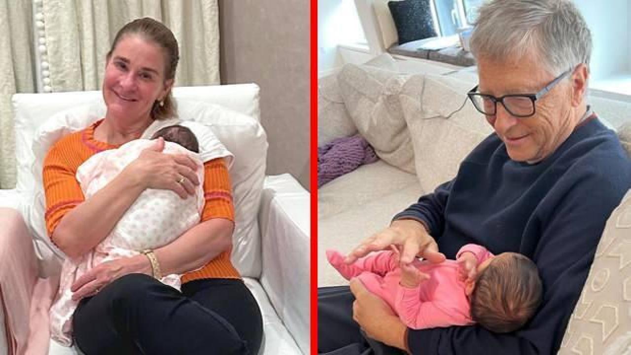 Bill Gates, torunuyla ilk fotoğrafını paylaştı