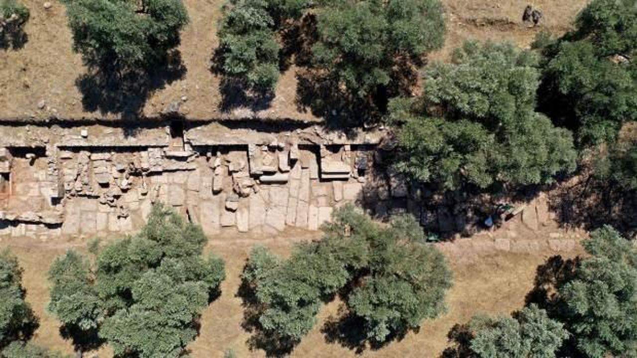 Bin yıllık 47 mezar bulundu