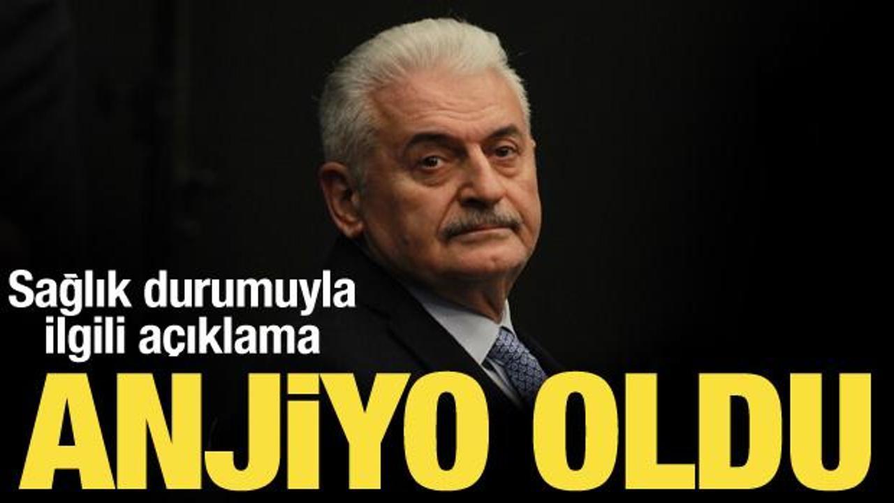 Binali Yıldırım anjiyo oldu