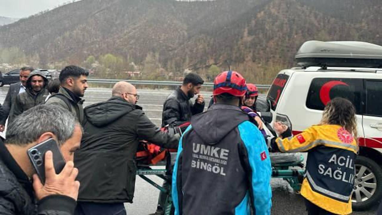 Bingöl’de trafik kazası: 5 kişi yaralandı