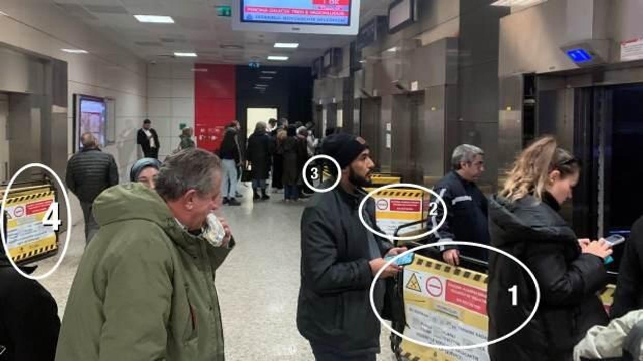 Bir fotoğraf karesinde 4 ayrıntı... Hepsi birden bozuk! 'Tebrikler İBB'