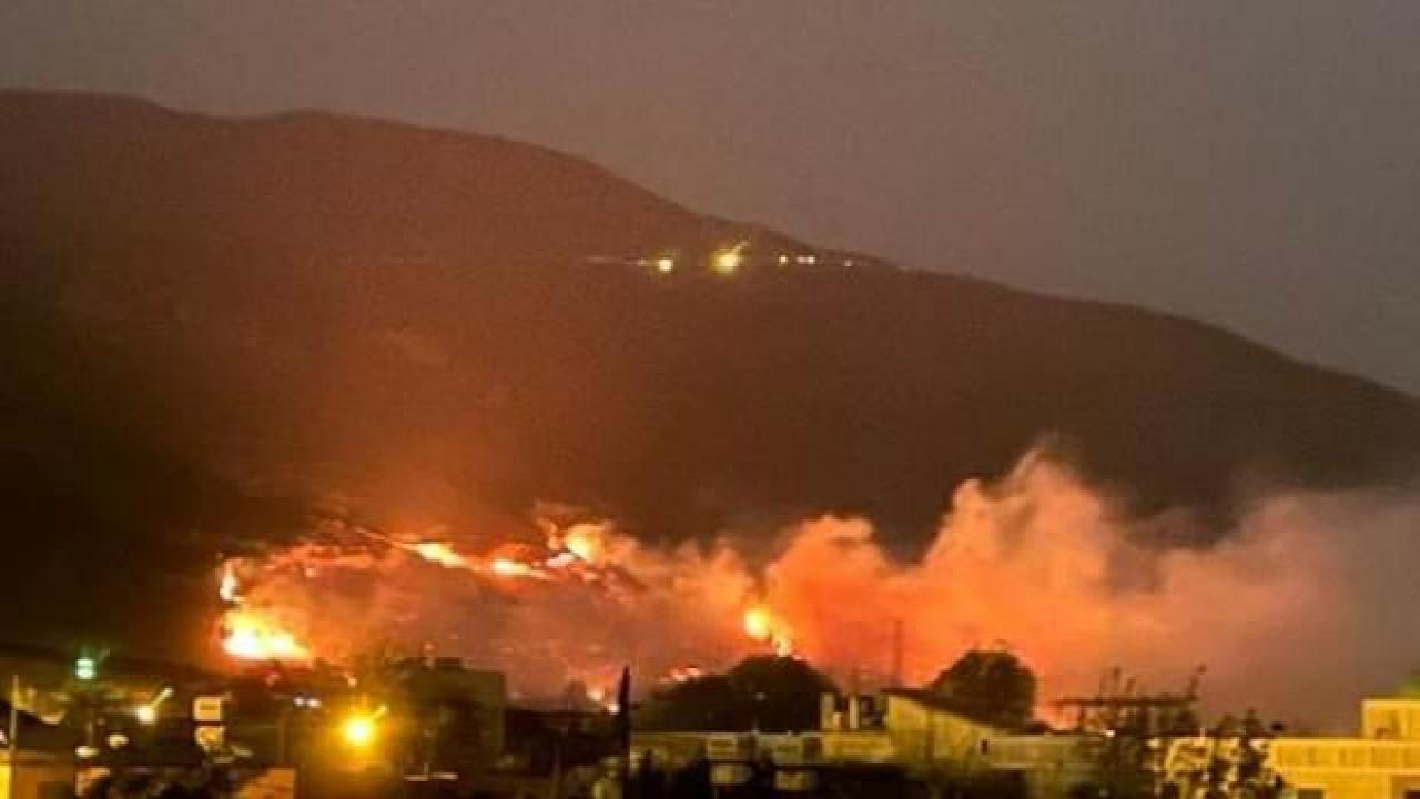 Bir orman yangını haberi de Hatay'dan!