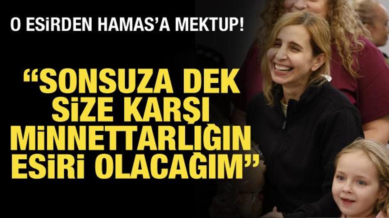 Bırakılan İsrailli esirden mektup: 