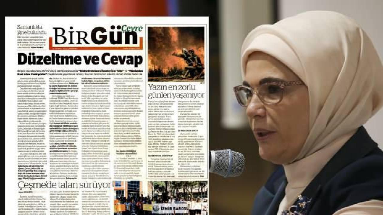 BirGün'den Emine Erdoğan hakkında peş peşe çirkin algı operasyonları