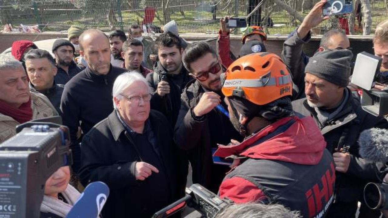 BM Genel Sekreter Yardımcısı Griffiths, İHH Arama Kurtarma Ekibi’ni ziyaret etti