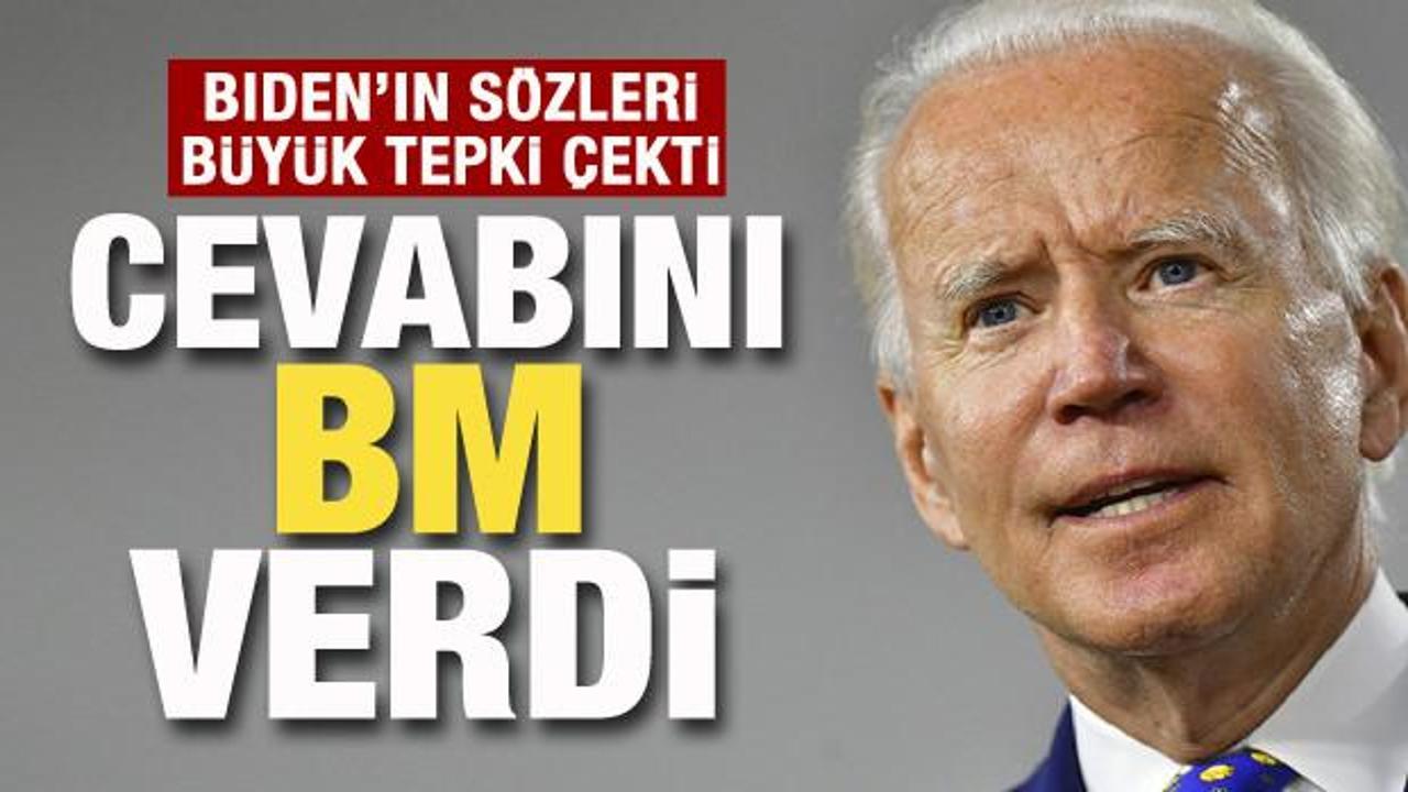 BM'den Biden'a yalanlama! Sözleri büyük tepki çekmişti