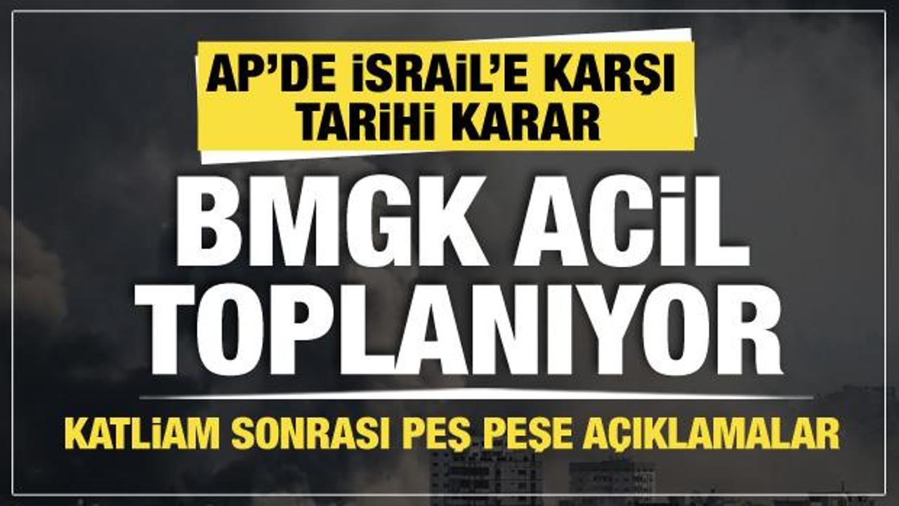 BMGK Gazze gündemiyle toplanıyor... AB ve Rusya'dan peş peşe açıklamalar