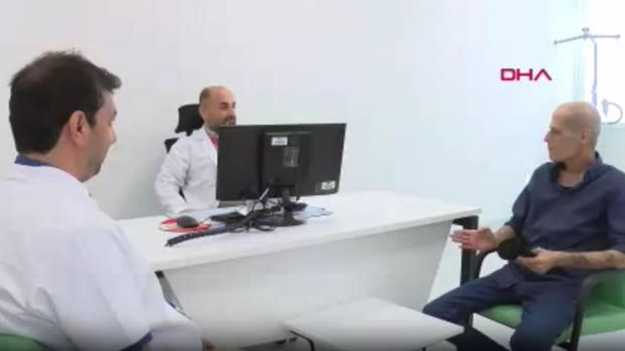 Böbrek ağrısıyla gitti, karnından 8 kiloluk tümör çıkarıldı