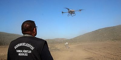 BODRUM BELEDİYESİ’NDEN DRON İLE İLAÇMA DÖNEMİ BAŞLIYOR