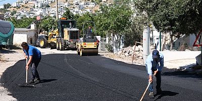    Bodrum'da Cadde ve Sokaklar Yenileniyor