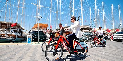 Bodrum'da Elektrikli Bisiklet Paylaşım Sistemi İçin İmzalar Atıldı