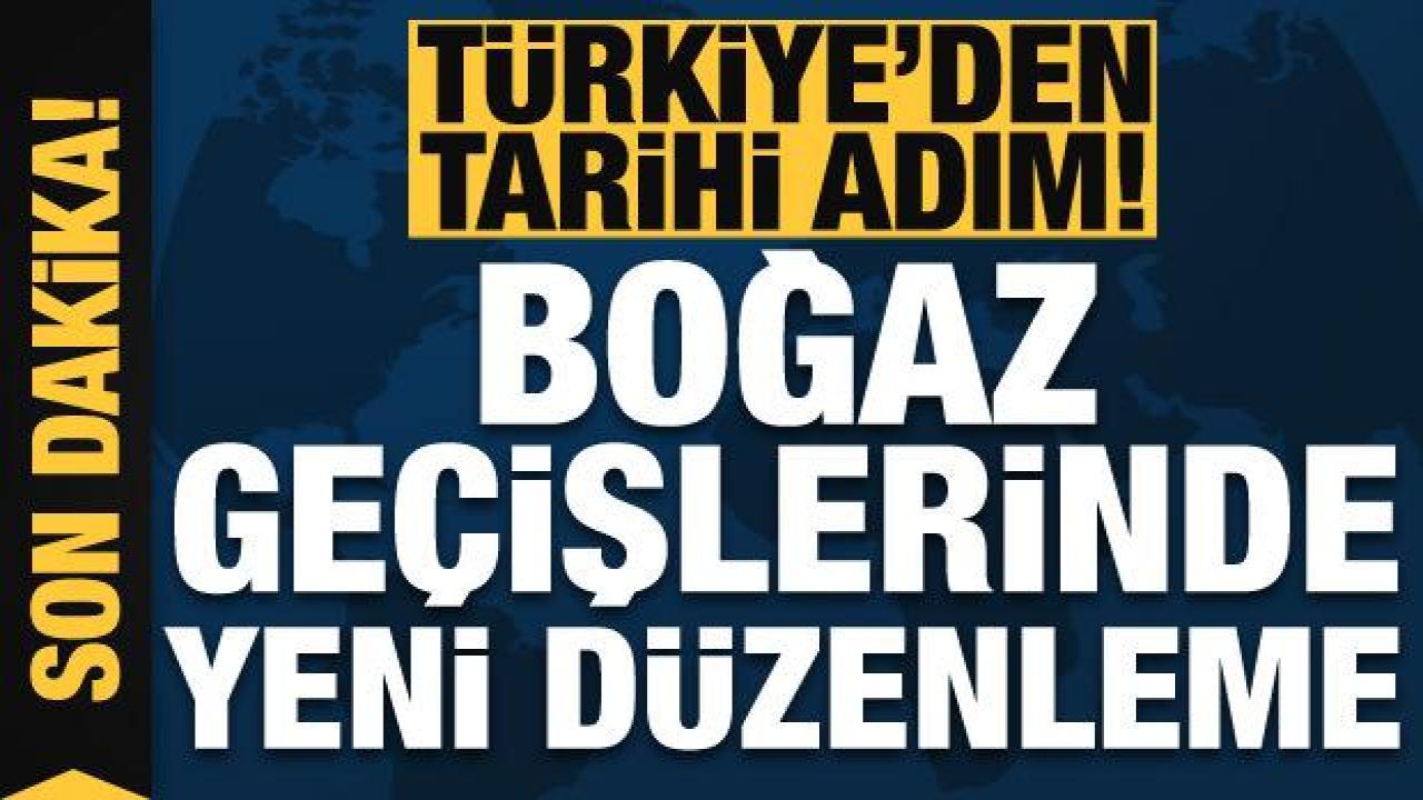 Boğaz geçişlerinde yeni düzenleme