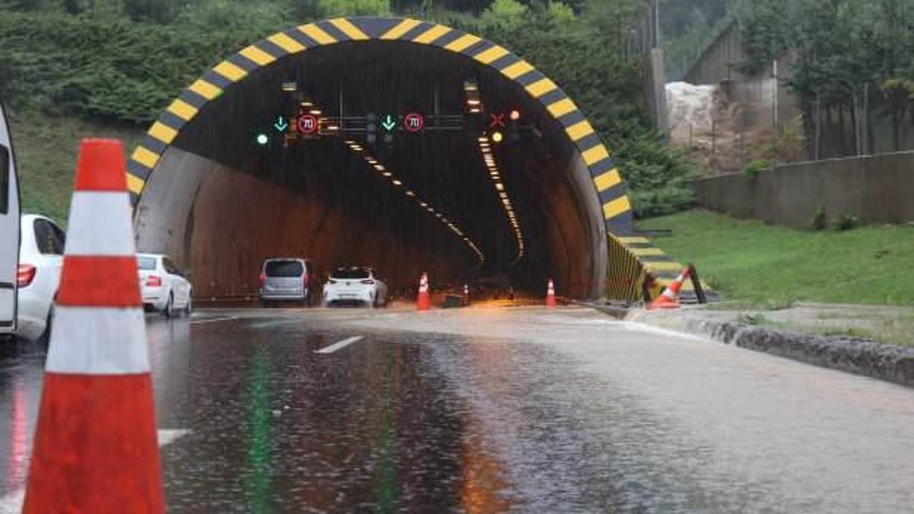 Bolu Dağı tünelinin İstanbul yönü ulaşıma kapatıldı!