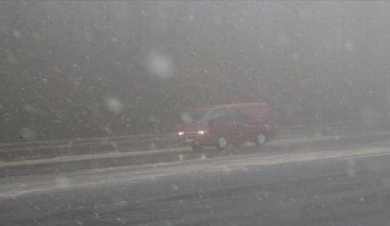 Bolu Dağı'nda kar yağışı başladı