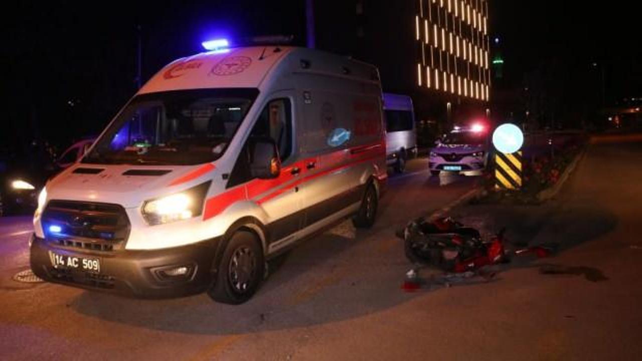 Bolu’da cip ile motosiklet çarpıştı: 1 yaralı
