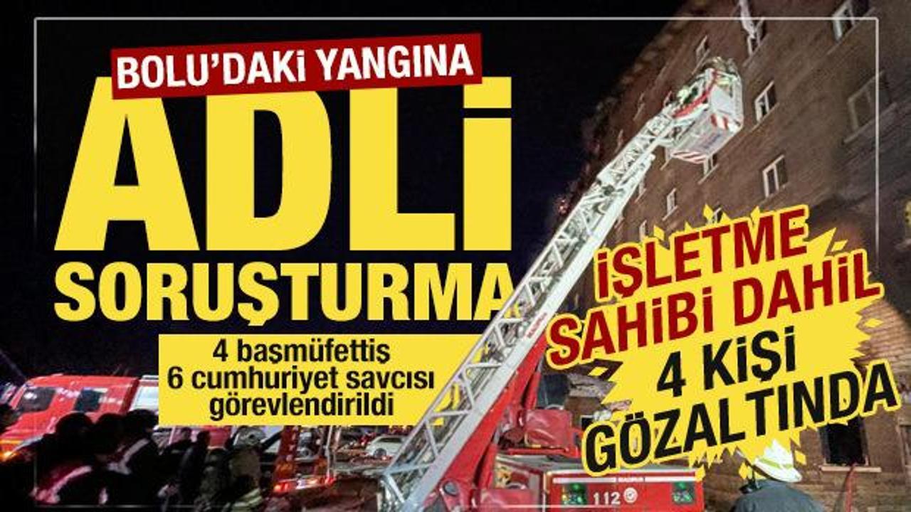 Bolu’daki yangına adli soruşturma! 4 kişi gözaltına alındı