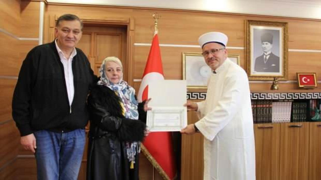 Bolu'ya gelin gelen kadın Ramazan ayında Müslüman oldu