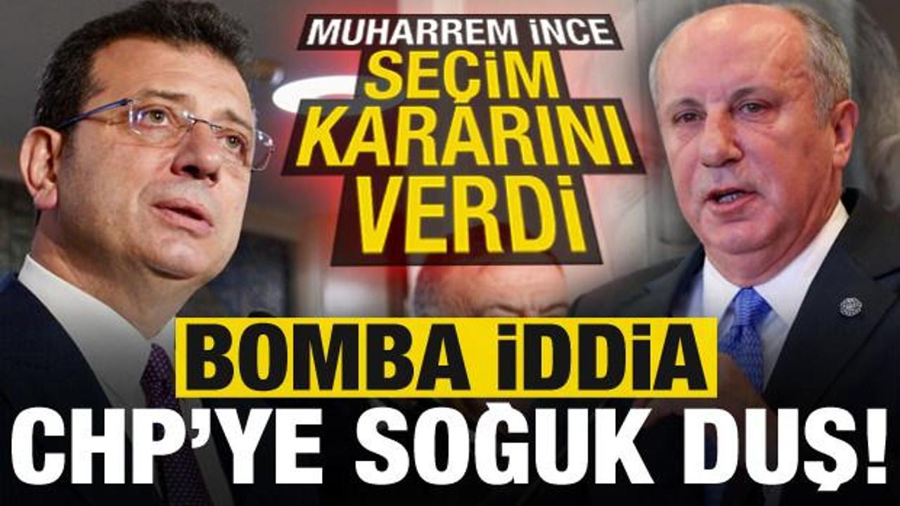Bomba iddia! Muharrem İnce'den yerel seçim kararı...