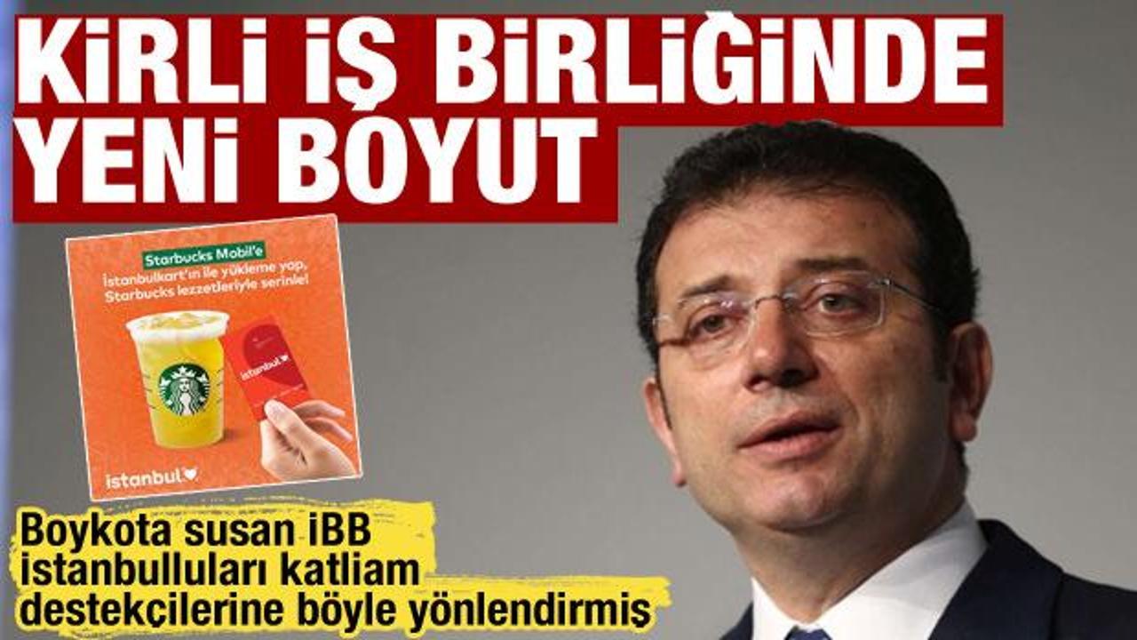 Boykota susan İBB, katliam destekçisi Starbucks'a İstanbulluları böyle yönlendirmiş