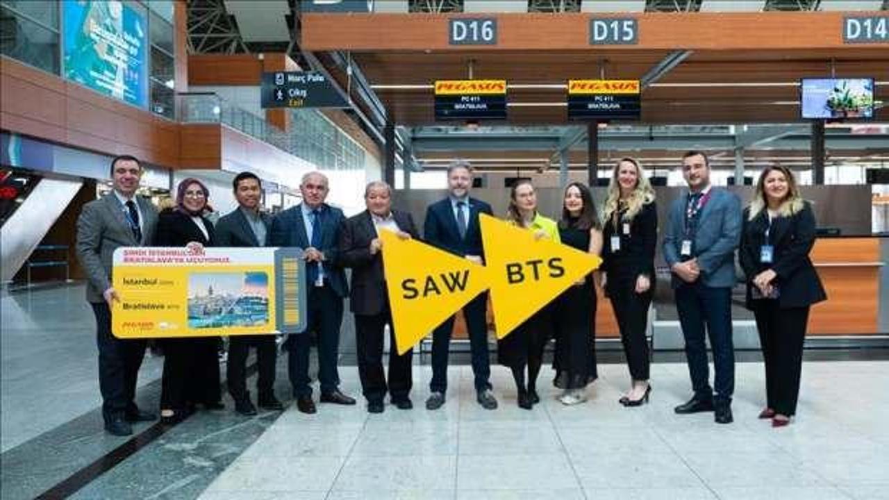 Bratislava ilk kez direkt uçuşla İstanbul'a bağlandı