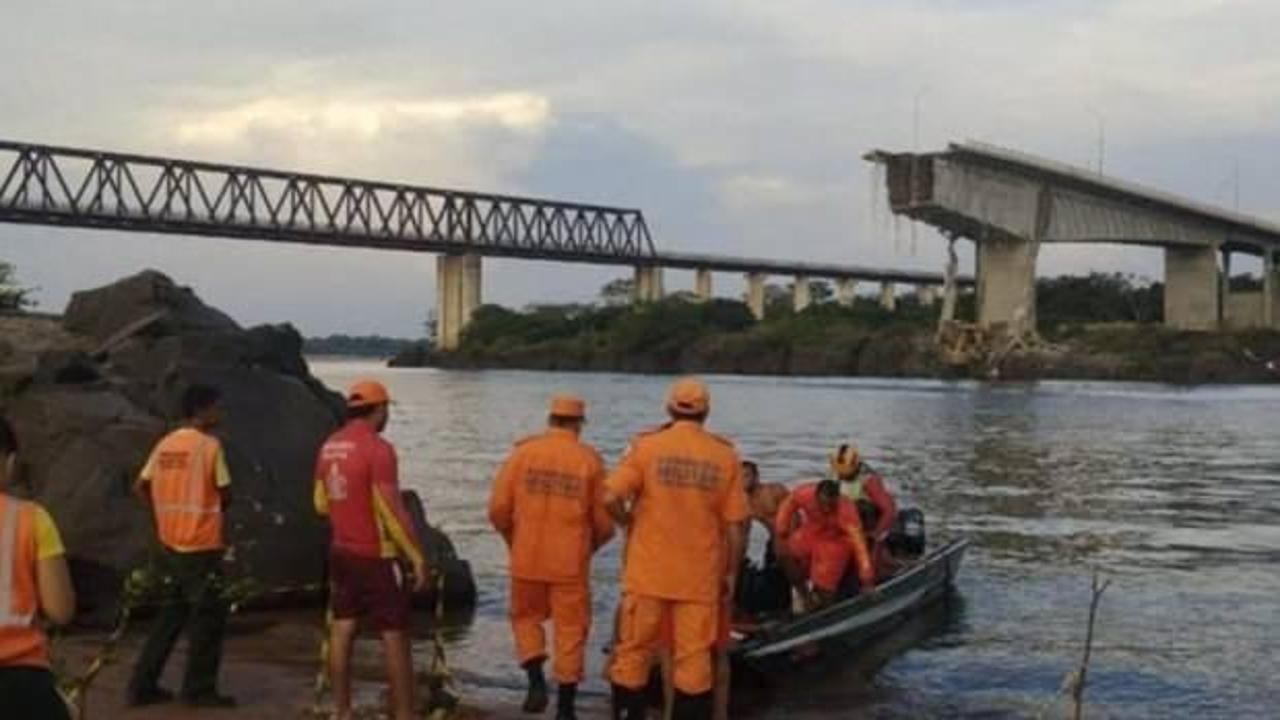 Brezilya'da köprü çöktü: 2 ölü