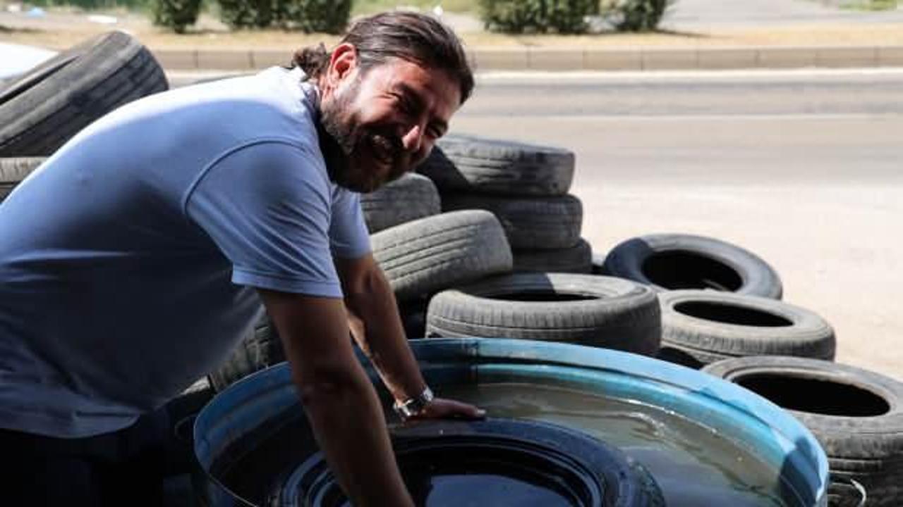Bu adam her şeye gülüyor! Filmdi gerçek oldu