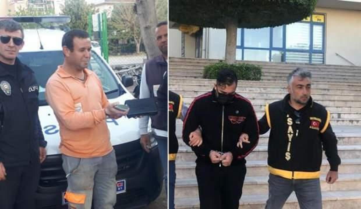 Bulunan para dolu çanta kırmızı bültenle aranan şüpheliye ait çıktı