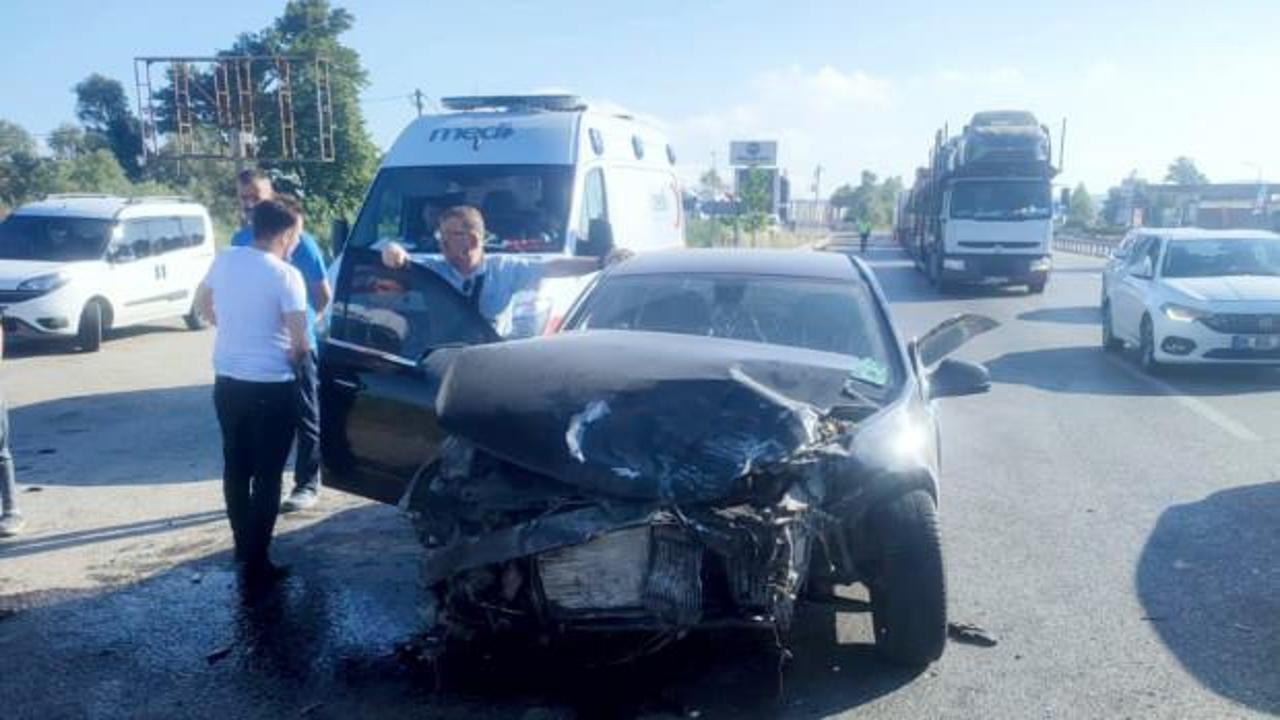 Bursa-Balıkesir karayolunda kaza: 5 yaralı