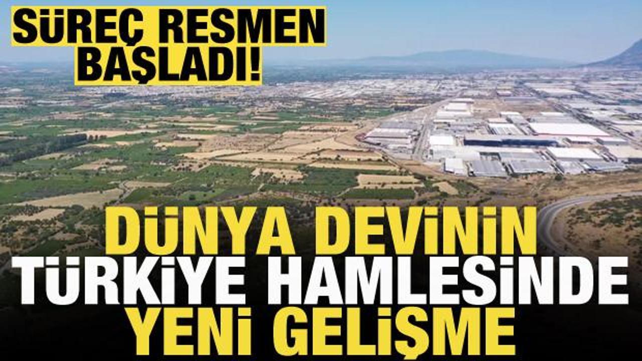 BYD'nin Manisa fabrikası için ÇED süreci başladı