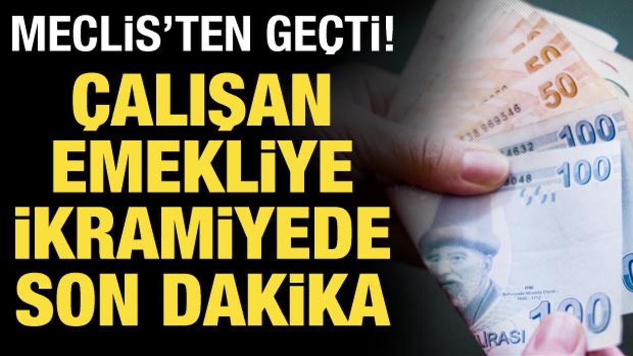 Çalışan emekliye 5 bin TL ikramiyede son dakika!