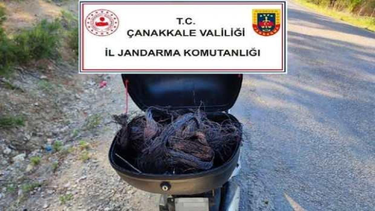 Çanakkale'de 350 bin liralık kablo hırsızlığına 7 gözaltı