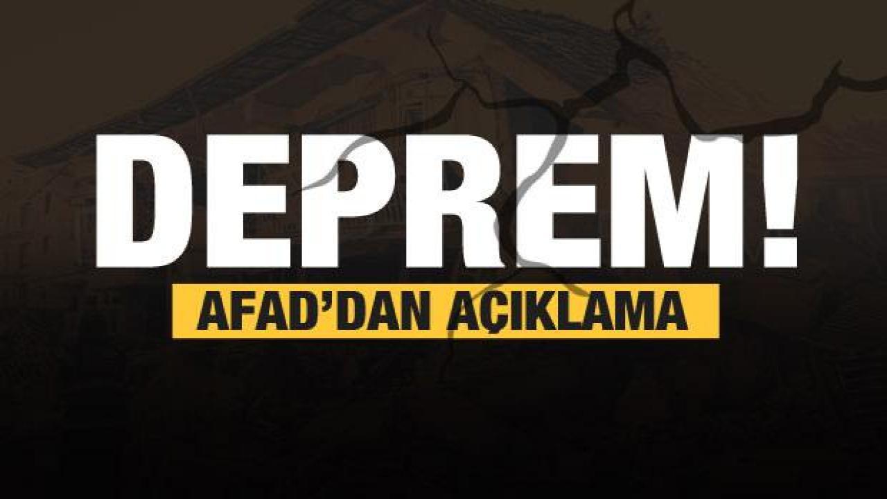 Çanakkale'de deprem meydana geldi! İstanbul da hissetti