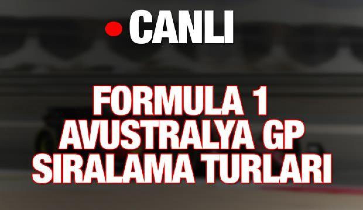 CANLI | Formula 1 Avustralya GP Sıralama Turları S Sport2