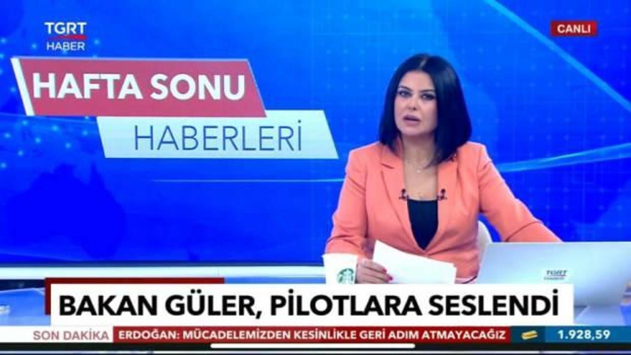Canlı yayına Starbucks bardağı ile çıkan TGRT Haber spikeri Meltem Günay'dan ilk açıklama