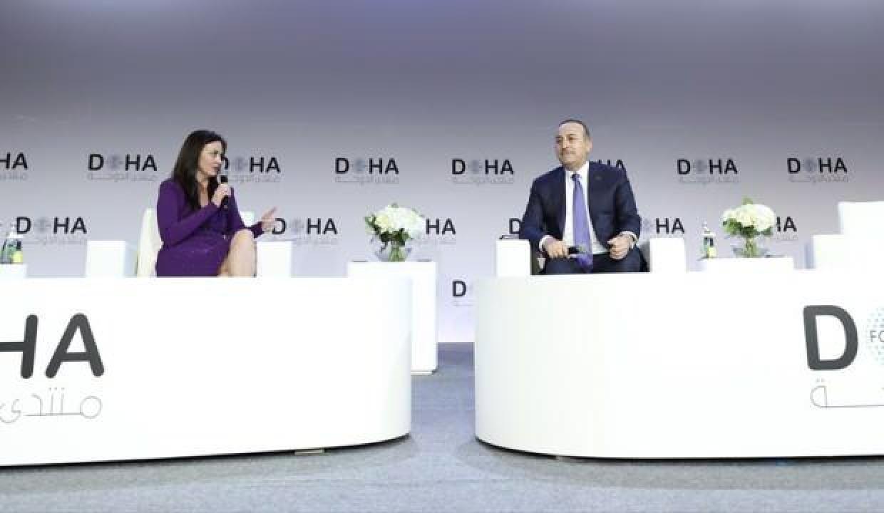 Çavuşoğlu'ndan ABD'li gazeteciye tokat gibi cevap: Eleştirmekten zevk alıyorsunuz