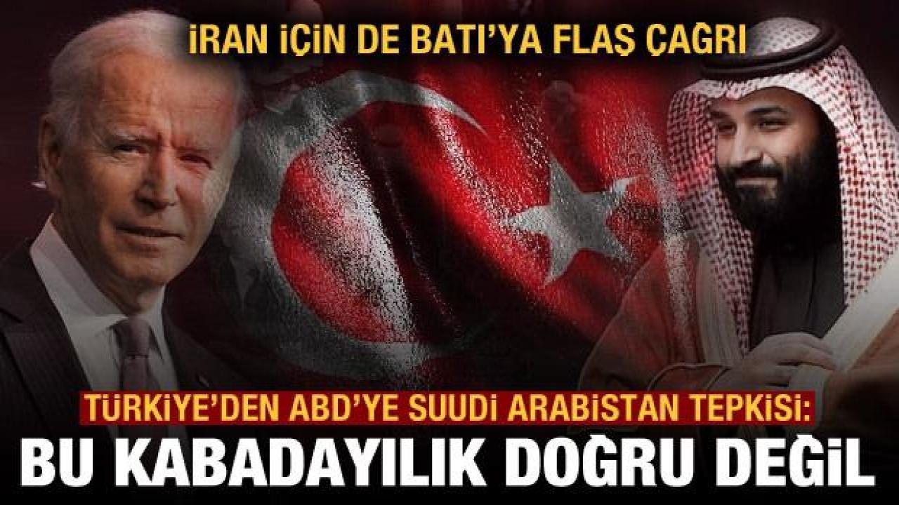 Çavuşoğlu'ndan ABD'ye Suudi Arabistan tepkisi: Bu kabadayılık doğru değil