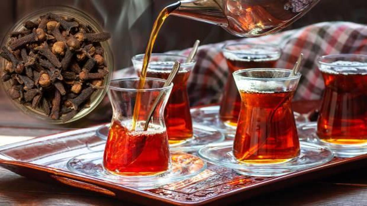Çayınıza bir tutam atın farkı anında görün! Muhteşem aromasıyla karanfilli çay!