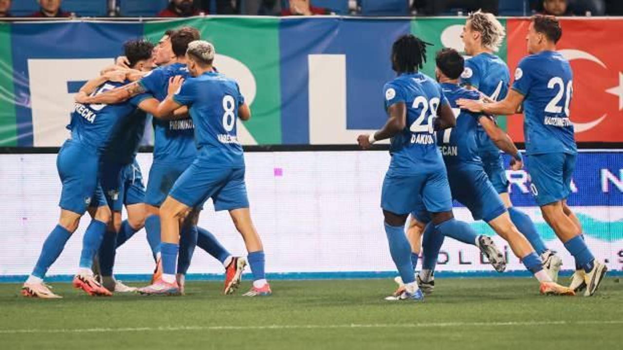 Çaykur Rizespor, 5 hafta sonra gol sevinci yaşadı