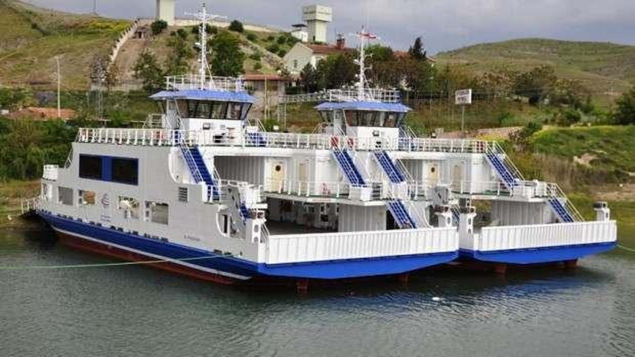 Çemişgezek-Elazığ feribot seferleri iptal edildi